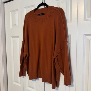 Zesica Rust Knit Sweater